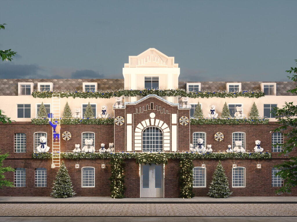 New Year’s Facade Decoration for PSP Pharma Headquarters