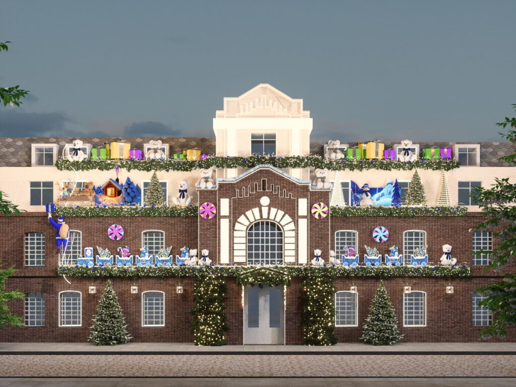 New Year’s Facade Decoration for PSP Pharma Headquarters