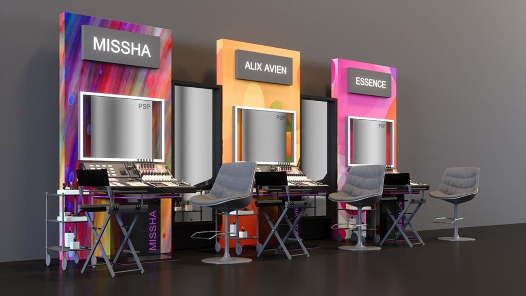 Mercedes-Benz Fashion Week Beauty Stands
