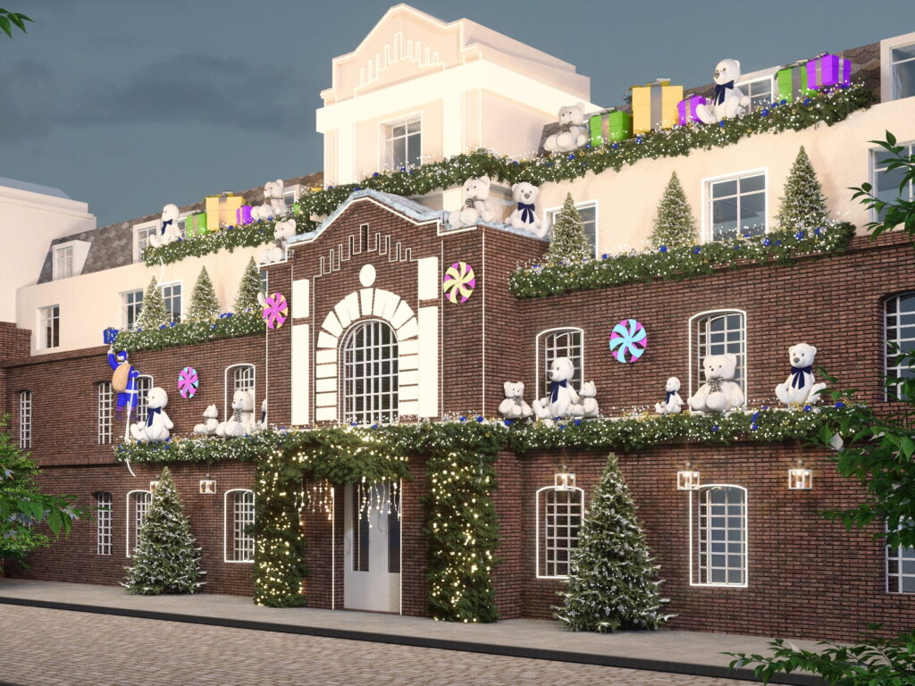 New Year’s Facade Decoration for PSP Pharma Headquarters