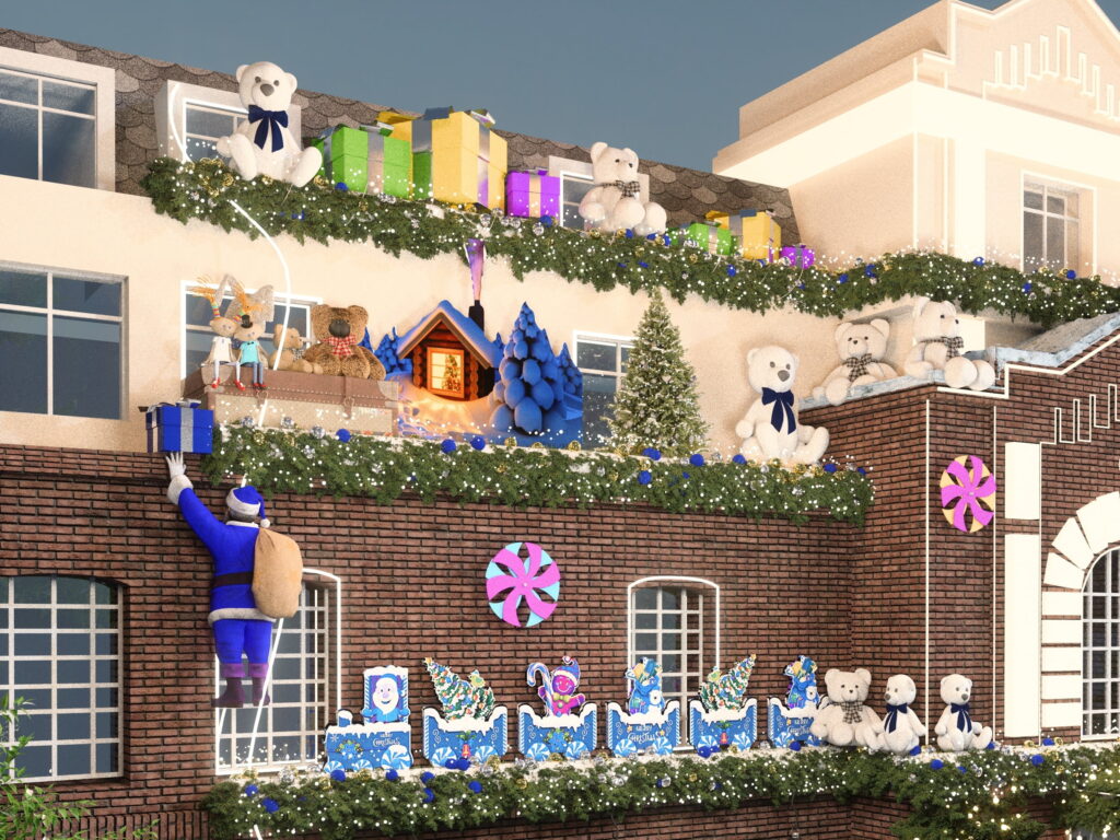 New Year’s Facade Decoration for PSP Pharma Headquarters