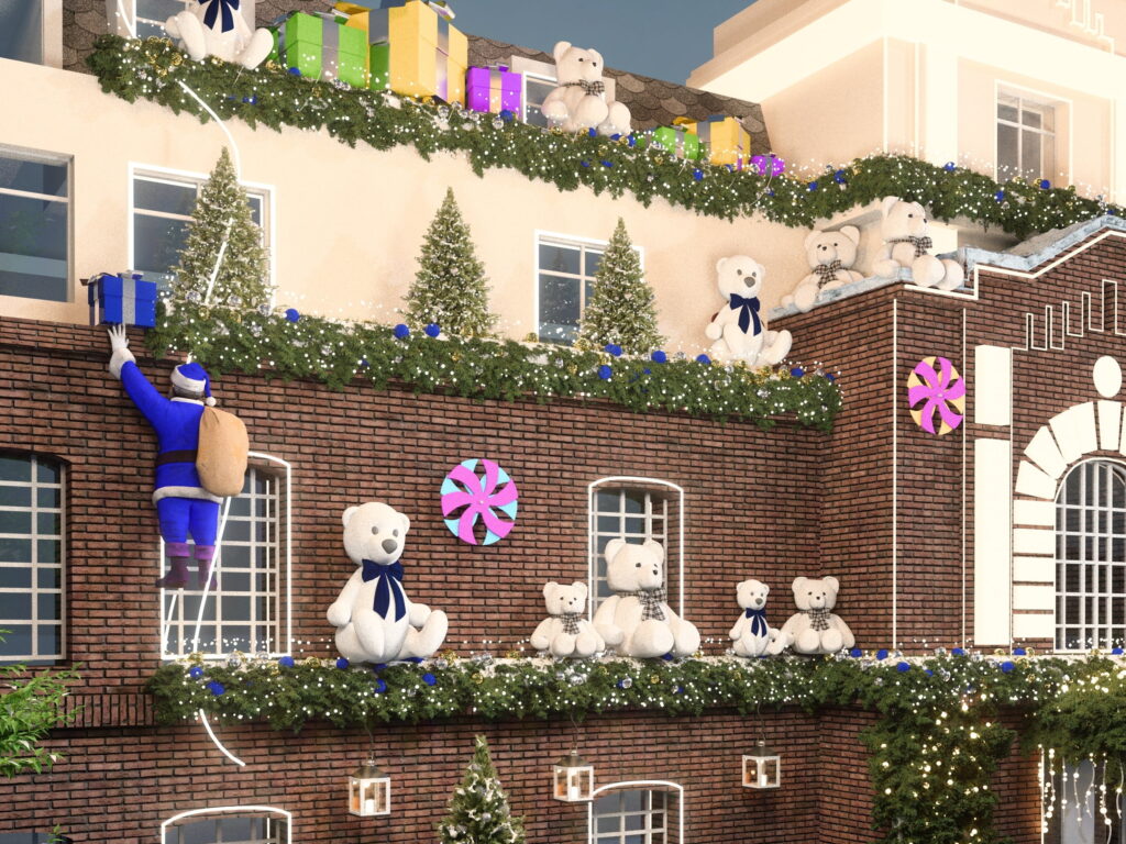 New Year’s Facade Decoration for PSP Pharma Headquarters