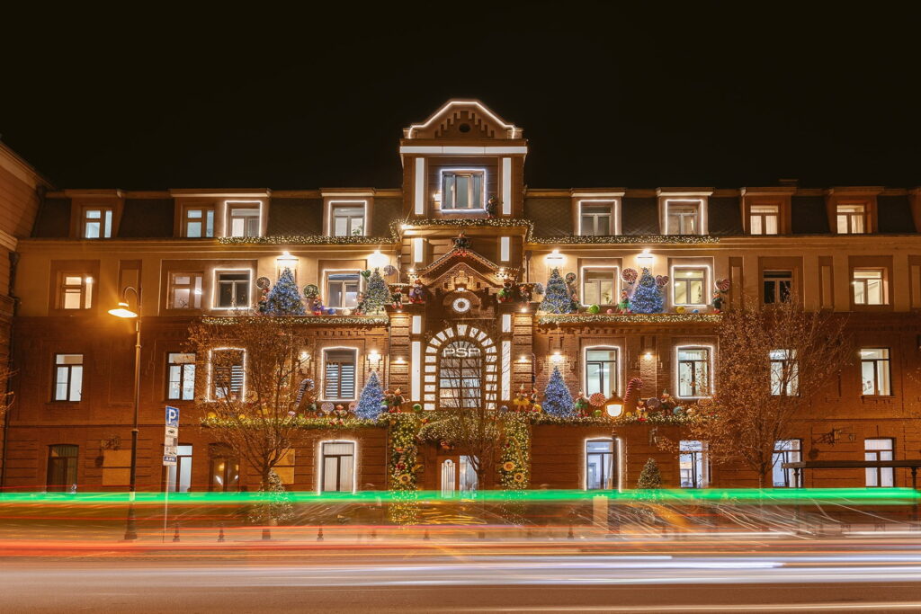 New Year’s Facade Decoration for PSP Pharma Headquarters