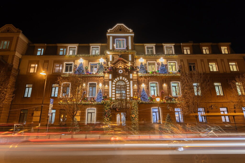 New Year’s Facade Decoration for PSP Pharma Headquarters