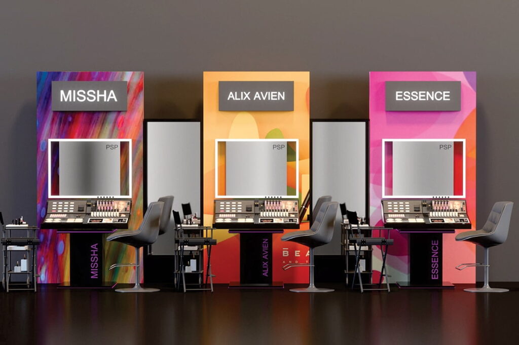 Mercedes-Benz Fashion Week Beauty Stands